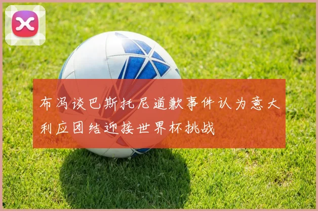 布冯谈巴斯托尼道歉事件认为意大利应团结迎接世界杯挑战